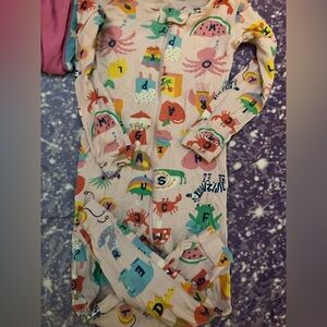 #21 Children’s place footie toddlers abc patterns